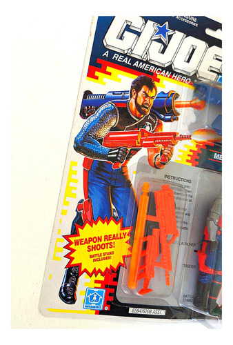 G.i. Joe Gi Joe Cobra Arah Vintage Mercer 1991 Carded