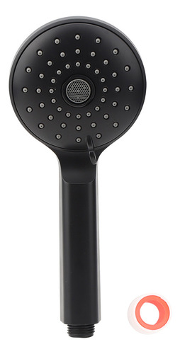 Ducha De Mano Negra Mate G1/2 Pulgadas Presurizada De 2 Func