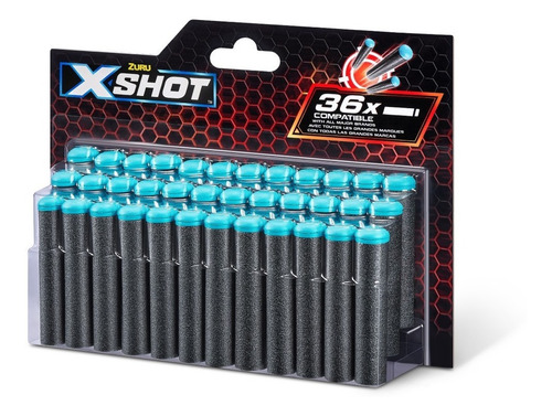 Imagen 4 de 4 de Set 36 Dardos - Xshot