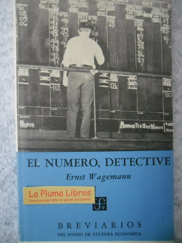 El Numero, Detective (1aed 1958 Nuevo) Ernst Wagemann 