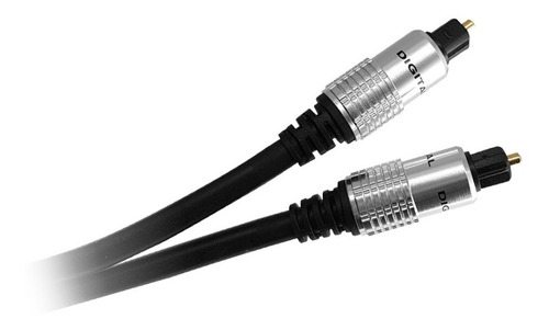 Imagen 1 de 5 de Cable Audio Optico Digital Fibra Toslink 2 Metros Nisuta
