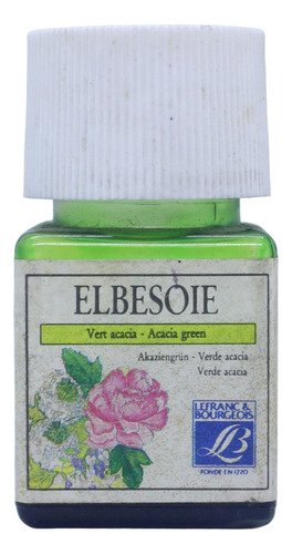 Pintura Acuarela Para Seda 50ml Elbesoie Verde Acacia