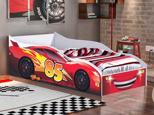 Jrlia Mcqueen Berço Cama Infantil Com Colchão Carro