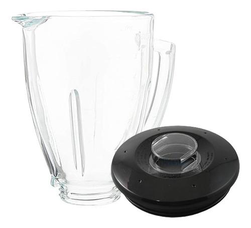 Vaso Vidrio 6 Tazas Compatible Oster Contemporaneo Con Tapa