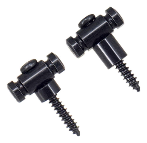 2 Piezas Guías De Retención De Cuerdas Retenedor De Negro