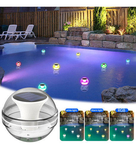 K Solar Water Floating Outdoor Night Home Garden Pool F 5702