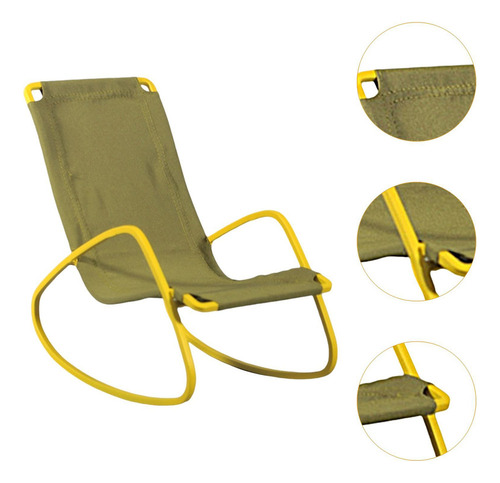 Sillón Para Casa De Muñecas A Escala 1/6, Figura Verde