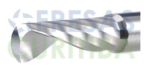 5 Fresas Topo 1 Corte 3.175mm X 25mm Pvc Expandido. Cnc