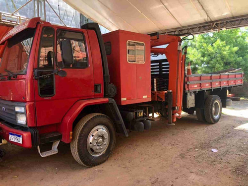 Ford Cargo 1215 Com Munck E Cabine Extra