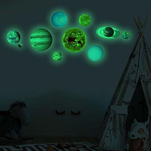 Imagen 4 de 9 de Vinilos Pared Ondy - Pegatinas De Pared Con Sistema Solar Br