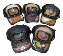 Comprar Paq 5 Gorras Vaqueras Charra Placa Metálica Bordado Grabado