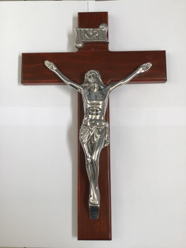 Crucifijo Pared Pewter