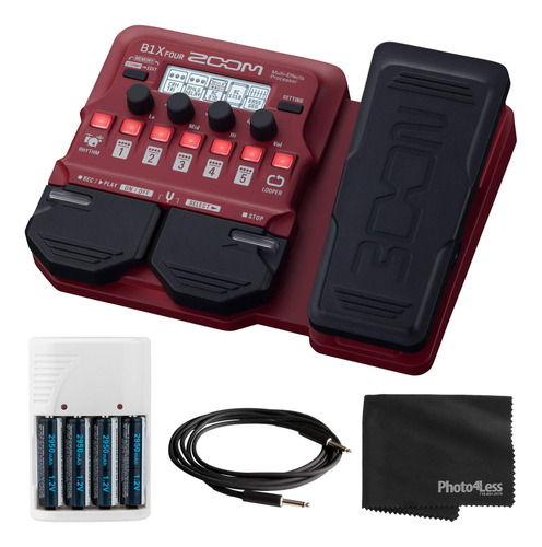 Zoom B1xfour - Procesador Multiefectos Para Guitarra Con Pe.