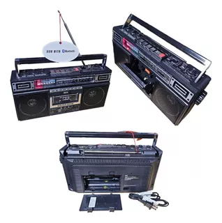Grabadora Radio Am Fm Cassette Mp3 Usb Bluetooht Qfx J-220bt