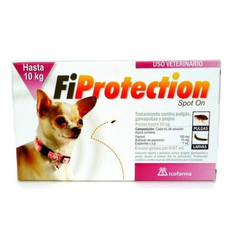 Antipulgas Fiprotection Para Perros De 0 A 10 Kg 