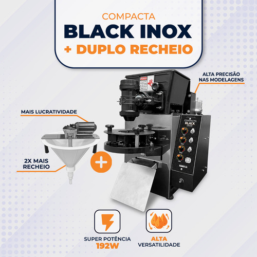 Kit Máquina De Fazer Salgados E Doces Com Duplo Recheio 220V