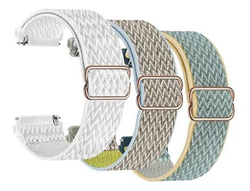 Banda De Nylon De 20mm Para Relojes Y Smartwatches