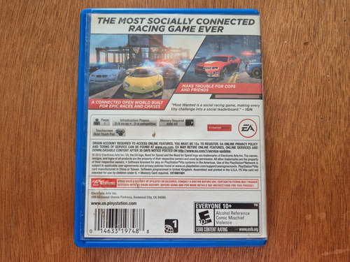 Need For Speed: Most Wanted Psvita (Reacondicionado)