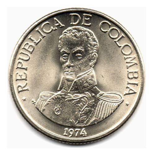 1 Peso 1974 Variedad: Brotes - Sin Circular