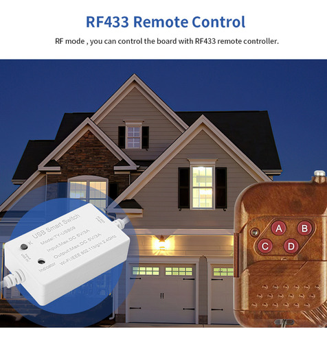 Módulo De Disyuntor Inteligente App Control Wifi Rf433