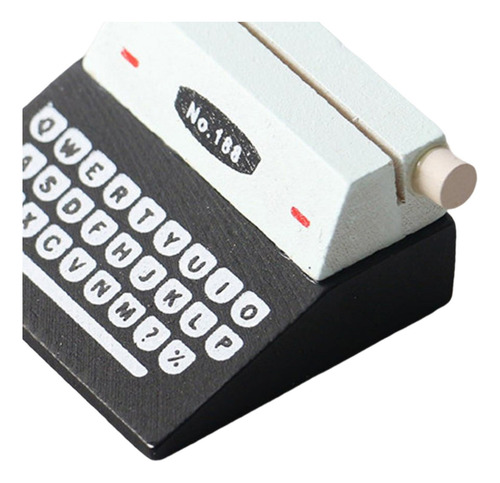 Mini Teléfono Y Máquina De Escribir En Miniatura Para Casa