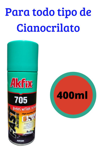 Activador Para Pegamento Cianocrilato 400ml Agua