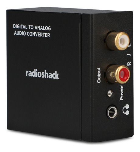 Convertidor De Audio Digital A Análogo Radioshack Color Negro