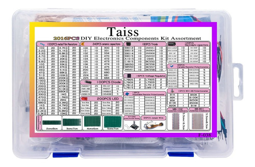 Resistor Surtido Taiss Componentes Electronicos 2016,...