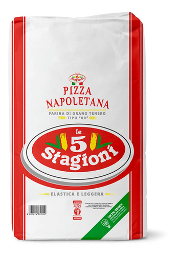 Harina Tipo 00 Pizza Napoletana Le 5 Stagioni 1 Kg.