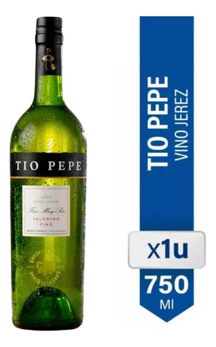 Vino Jerez Tio Pepe 750ml Origen España