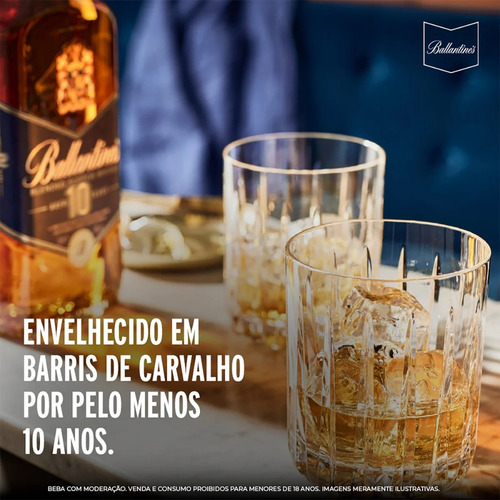 Whisky Ballantines 10 (dez) Anos 1000 Ml