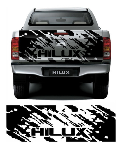 Adesivo Personalizado Toyota Hilux Faixa Tampa Traseira