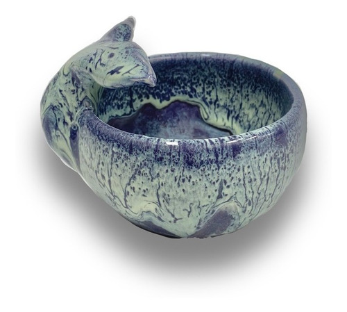 Plato Y Bowl De Cerámica De Ballena