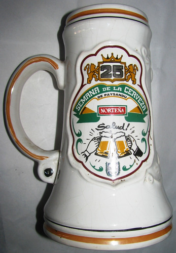 Jarra Cerveza 25 Semana De Paysandu Año 1990