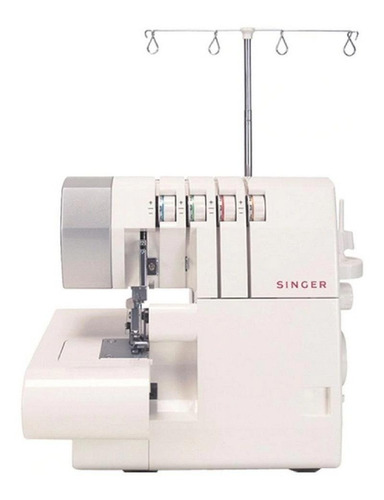 Máquina de costura overlock Singer 14SH754 portátil branca 220V