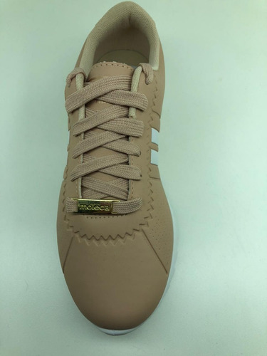 Tênis Feminino Moleca Tratorado 5632.100 Nude Liquida