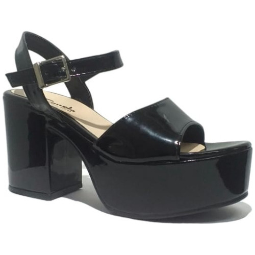 Imagen 3 de 4 de Sandalias Mara Charol Black