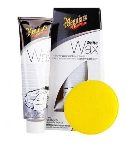 Cera White Wax Paste 198g - G6107 - Meguiars - Carro Branco