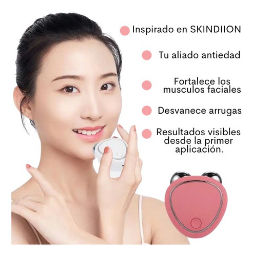 Masajeador Facial Con Micro Corriente Tipo Skindion
