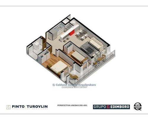 Apartamento De 2 Dormitorios En Alquiler En Centro