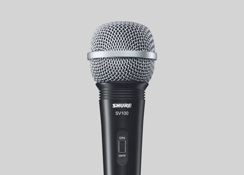 Imagen 3 de 7 de Micrófono Vocal Shure Sv100 Dinámico Con Cable Xlr - Plug
