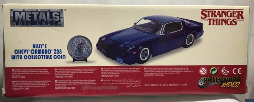 Auto 1:24 Billy's Chevy Camaro Z28 Stranger Things 31110 Srj