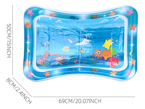 Juguete Con Cojín De Agua Rectangular, Inflable, Con Agua Añ