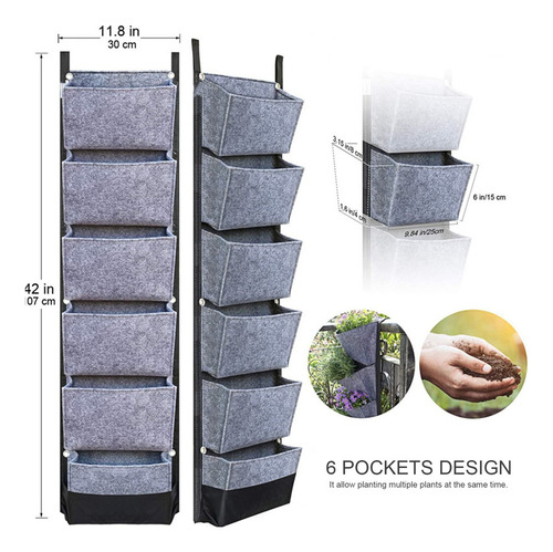 Sacos De Plantio De Suspensão Com Jardinagem Vertical