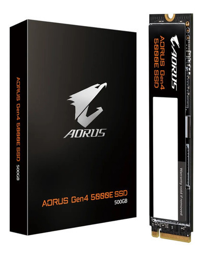 Disco Sólido Ssd Interno Gigabyte Aorus 5000e Nvme 1 Tb M.2 Color Negro