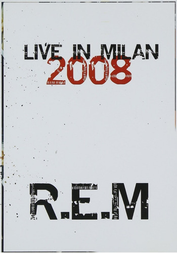 R.e.m. Live In Milan 2008 Dvd New Cerrado Original En Stoc 