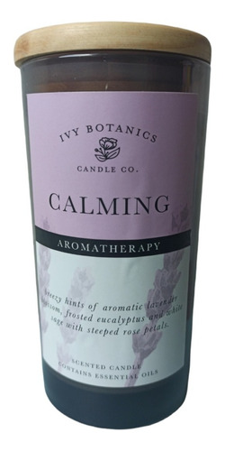 Vela Aromatica Calming Con Olores Suaves De Ivy Botanics