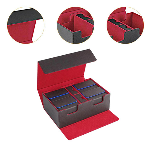 Solución Definitiva De Almacenamiento Interior Rojo Y Azul.