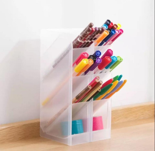 Imagen 5 de 10 de Organizador Maquillaje Lapiceras Multiuso 2 Posiciones