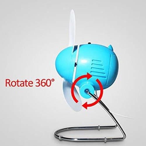 Imagem 5 de 5 de Ventilador De Mesa Articulavel Potente Bivolt Mini Usb Pilha